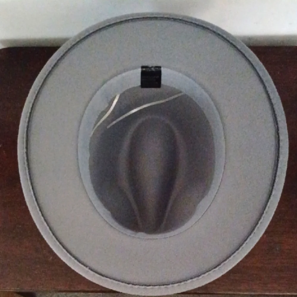 Stylish Gray Fedora Hat